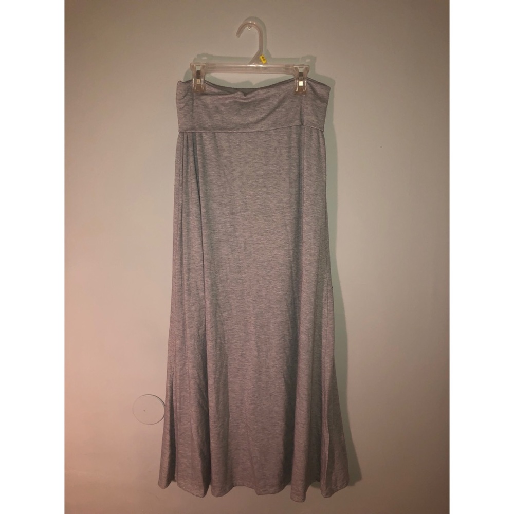Grey Maxi Skirt